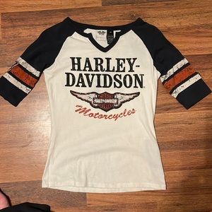 Harley Davidson half sleeve tshirt sz XS like new
